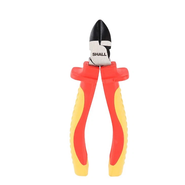 전기 기술자를 위한 대각선 절단 플라이어